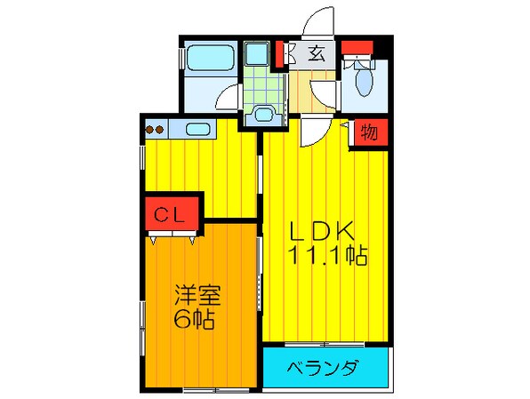 ドミ－ルＫ＆Ｍ門真の物件間取画像